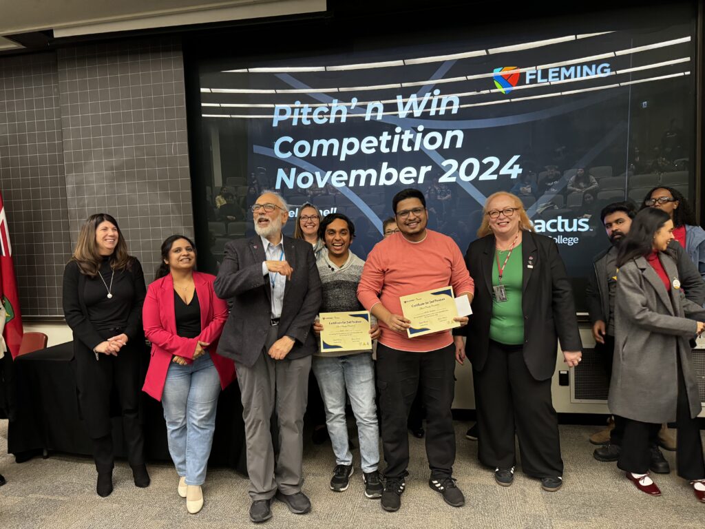 Pitch 'n Win 2024 Tech @ Home Post Secondary School Category Runner Up